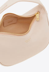 Ferragamo XS Grained Leather Hobo Bag Pink 220965 TOP HANDLE 785988 CREAM TAN