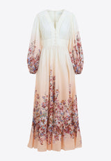 Awaken Plunge Floral Print Maxi Dress