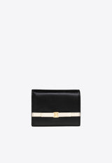 Ferragamo Mini Ribbon Calf Leather Wallet Black 221087 051 790194 NERO