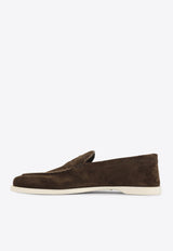 Pace Suede Oval Flexi Loafers