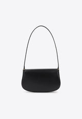 Demi Lune Leather Shoulder Bag