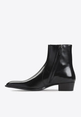 Roman Leather Ankle Boots