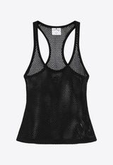 Courrèges Mesh Tank Top Black 225JDE130JS0119/Q_COURR-9999