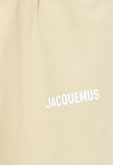 Jacquemus Logo Print Track Pants Beige 226JS081_2210_130