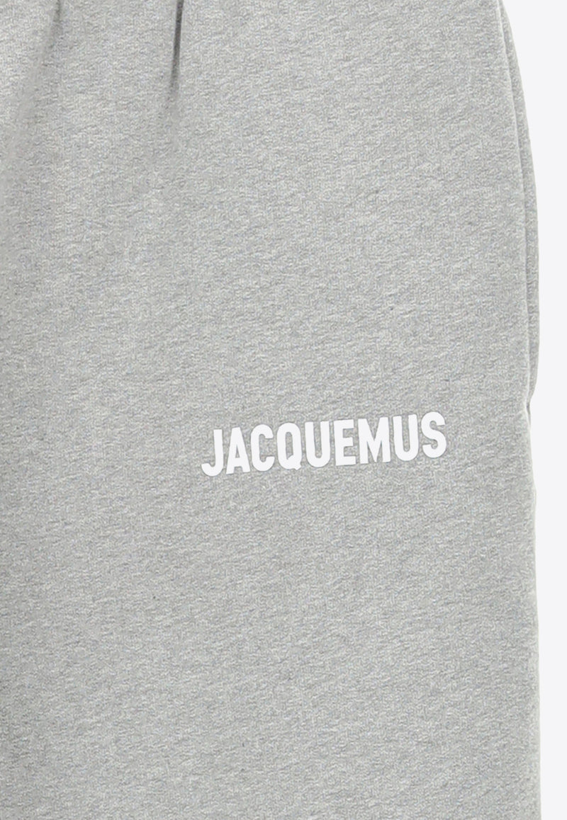 Jacquemus Logo Print Track Pants Gray 226JS081_2210_950