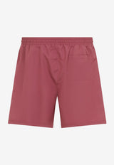 Logo Print Nylon Swim Shorts