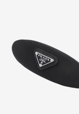 Triangle Logo Hair Clip