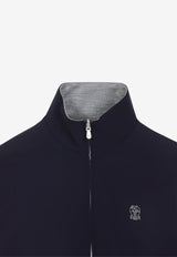 Reversible Logo Zip-Up Jacket