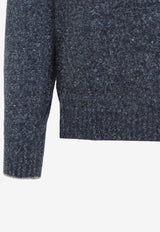 Knitted Alpaca-Blend Sweater