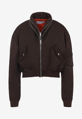 Double-Zip Bomber Jacket