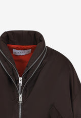 Double-Zip Bomber Jacket