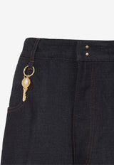 Key Charm Straight-Leg Jeans