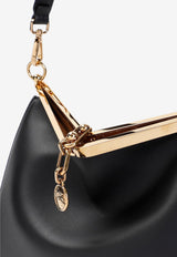 Medium Vela Leather Shoulder Bag