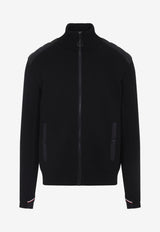 Wool Zip-Up Cardigan