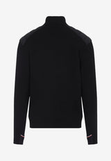 Wool Zip-Up Cardigan