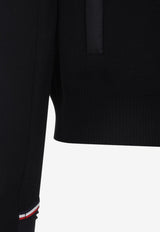 Wool Zip-Up Cardigan