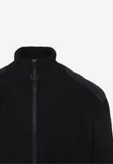 Wool Zip-Up Cardigan