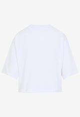 Logo Lettering Cropped T-shirt