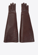 Nappa Leather Long Gloves