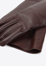 Nappa Leather Long Gloves