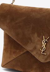 Envelope Suede Shoulder Bag