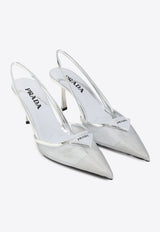 70 Slingback Mesh Pumps