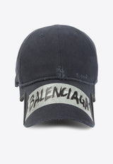 Masking Tape Logo Faded Baseball Cap