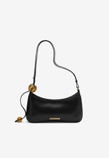 Jacquemus Le Bisou Perle Leather Shoulder Bag Black 23EBAW00057AC01C01/R_JACQM-990
