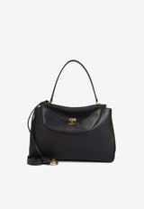 حقيبة توت روديو متوسطة من الجلد