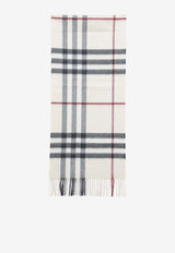 Signature Check Cashmere Scarf