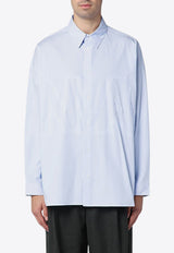 New Amsterdam Surf Association Striped Buttoned Shirt Light Blue 2402019001CO/P_NEWA-LB