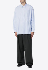 New Amsterdam Surf Association Striped Buttoned Shirt Light Blue 2402019001CO/P_NEWA-LB