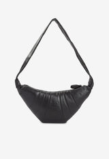 Medium Croissant Leather Shoulder Bag
