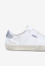 Soul Star Low-Top Sneakers in Distressed Leather