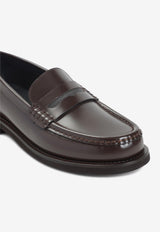 Leather Slip-On Loafers
