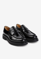 Lynton Calf Leather Penny Loafers