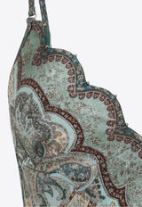 Wanderlust Scalloped One-Piece Swimsuit