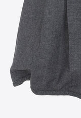 Tailored Wool Shorts
