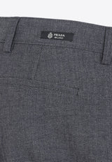 Tailored Wool Shorts