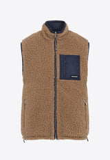 Wool Teddy Zip-Up Vest