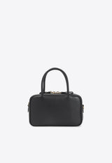 Mini Leather Top Handle Bag