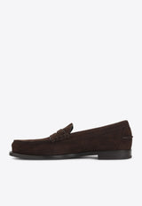 Rowley Suede Leather Penny Loafers