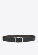 Monogram Two-Tone Leather Belt