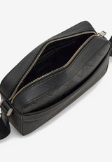 Ferragamo Monogram Jacquard Messenger Bag Black 241658 ALL OVER 779690 NERO