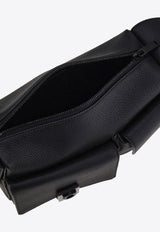 Ferragamo Utility Leather Crossbody Bag Black 241765 TWINS 784881 NERO