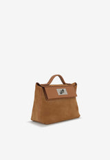 24/24 21 in Gold Grizzly Swift Leather with Palladium Hardware