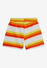 Mini Rodini Boys Elasticated Stripe Shorts Multicolor 2463011800CO/Q_MIRO-MU