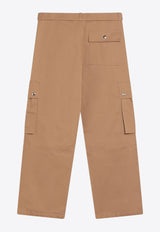 Jacquemus Wide-Leg Cargo Pants Camel 24H246PA0971534/Q_JACQM-830