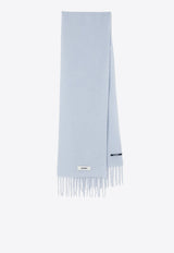 Jacquemus Wool-Blend Fringed Scarf Lilac 24HACU00572BOT4032/R_JACQM-635