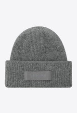 Jacquemus Gros Grain Ribbed Alpaca Beanie Gray 24HACU00666AK00227/R_JACQM-970